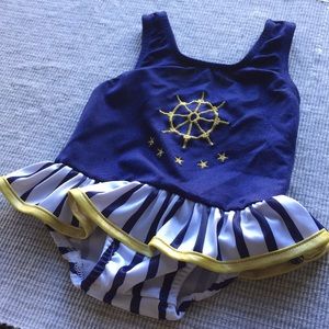 12M Navy Sailor Swimsuit